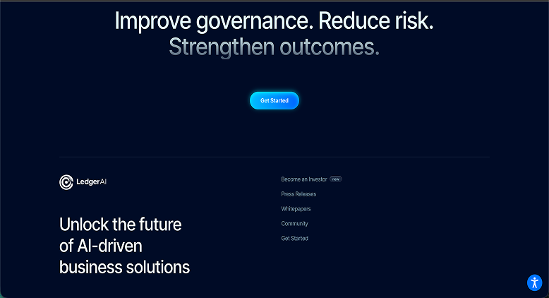 Ledger AI report and board pack screen